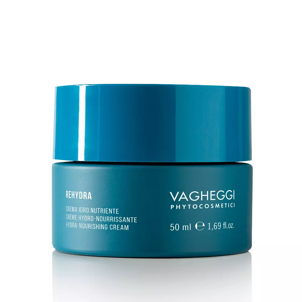 Crème hydronourrissante Vagheggi disponible au Salon Esthétique Entre-Nous à Saint-Georges, en Beauce, pour une hydratation intense et une nutrition optimale de la peau.