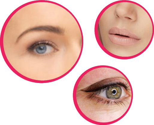 Maquillage permanent réalisé au Salon Esthétique Entre-Nous à Saint-Georges, en Beauce. Mise en valeur des sourcils, des lèvres et du contour des yeux grâce à des techniques de dermopigmentation précises pour un effet naturel et longue durée. Idéal pour sublimer le regard et les traits du visage sans maquillage quotidien.