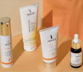 Produits de soins esthétiques professionnels marque Image disponibles au Salon Esthétique Entre-Nous à Saint-Georges, en Beauce. Gamme spécialisée pour l'hydratation, le rajeunissement et le bien-être de la peau, adaptée aux différents types de peau et besoins spécifiques.